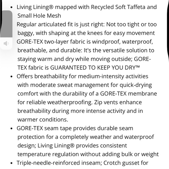 Burton Men's AK Swash pants NWT gore Tex size medium grey cloud snowboard - Picture 11 of 11